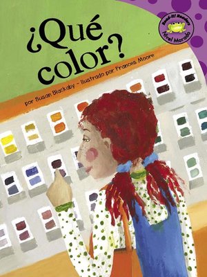 cover image of ¿Qué color?